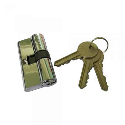 KEYI Hardware C60D 60mm Key to Key Zinc Alloy Or Brass Material Door Lock Cylinder